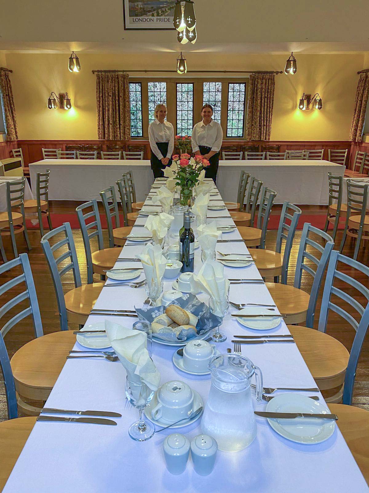 banquet table